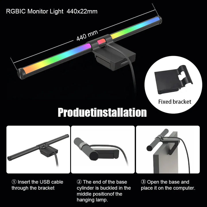 LUXBright™ Moderne RGB Monitorlampe Pro - Homy