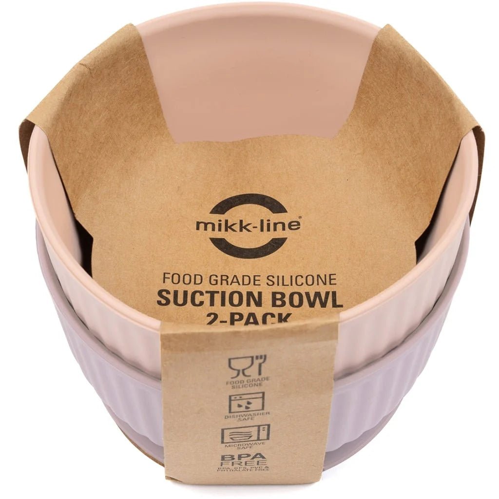 Mikk - Line Silikonbolle i 2 - pk - Adobe Rose - Homy