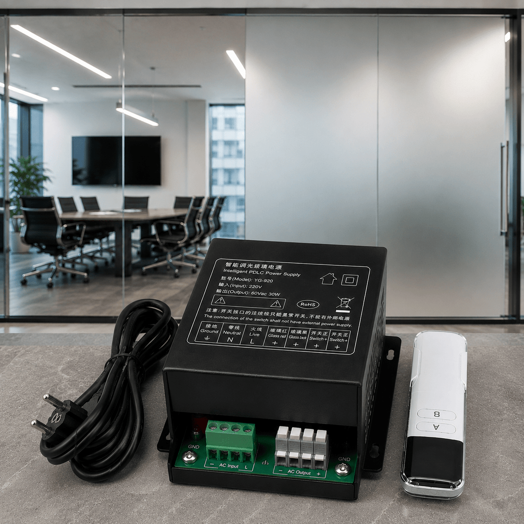 PDLC Smart Folie – Tilbehørspakke (Transformator + Kabelsett) - Homy