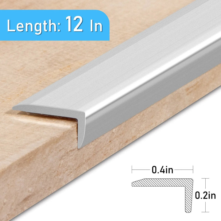 Peel & Stick Sølv Aluminium Endelist - Homy