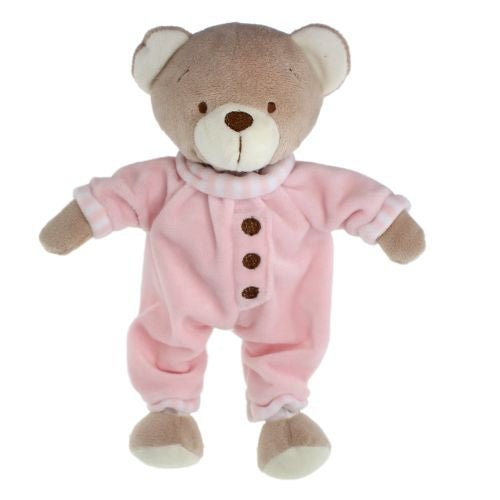 Tinka Baby Bamse med rosa pysjamas – 25 cm - Homy