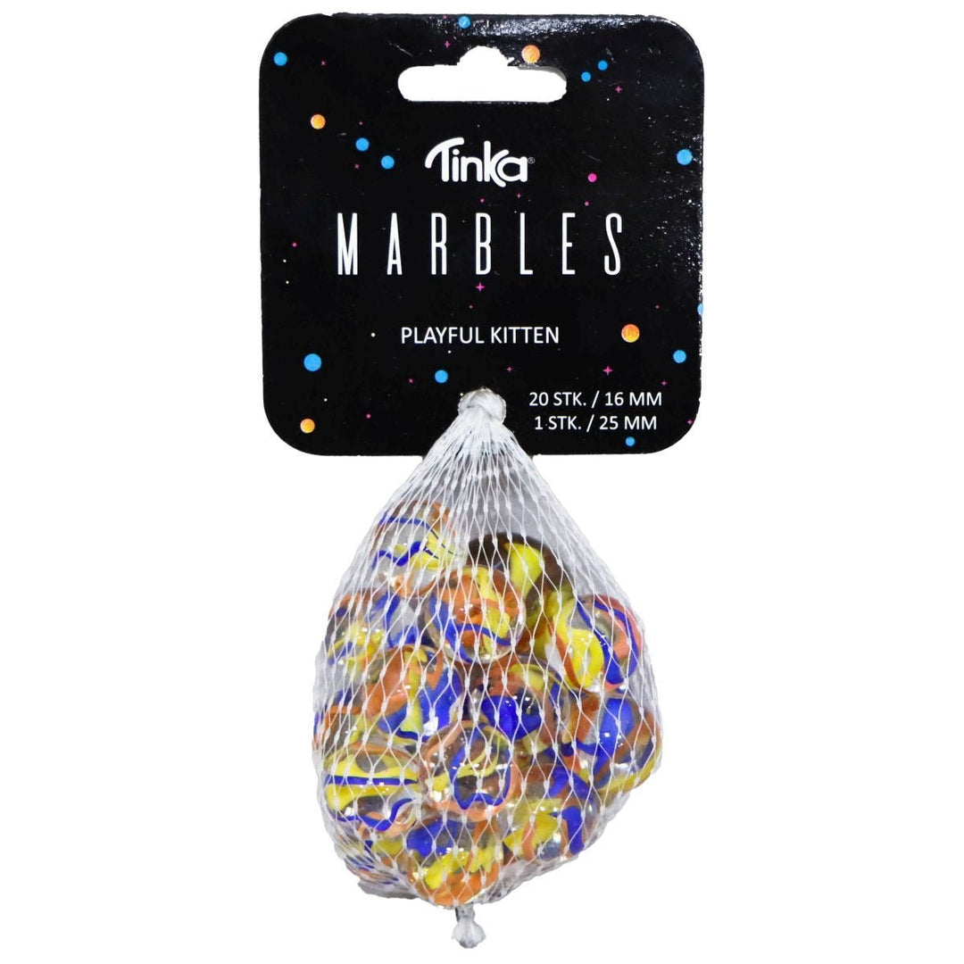 Tinka Klinkekulesett Playful Kitten 20+1 - Med fargerikt kattungemotiv - Homy