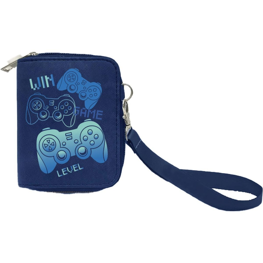 Tinka Lommebok Gaming Cool School - med glidelås og håndrem - Homy