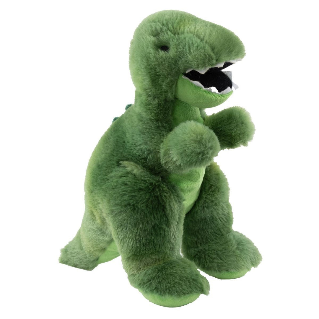 Tinka Plysjbamse Dino 25 cm - Mørkegrønn dinosaurbamse til barn - Homy