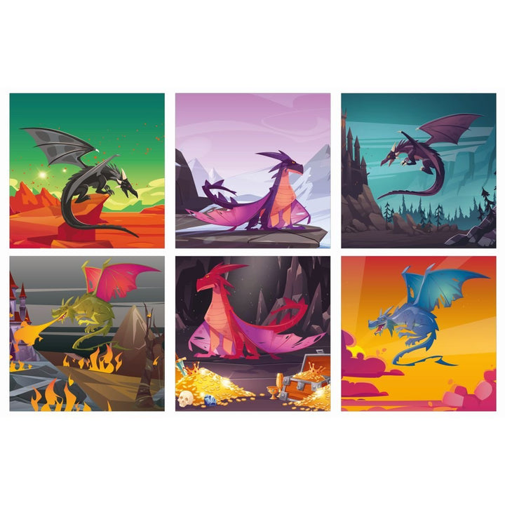 Tinka Water Art Drage - Magisk vannmalebok for barn - Homy