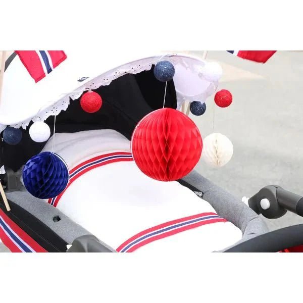 Tinkafu 17. mai Dekorbånd – Barnevognpynt - Homy