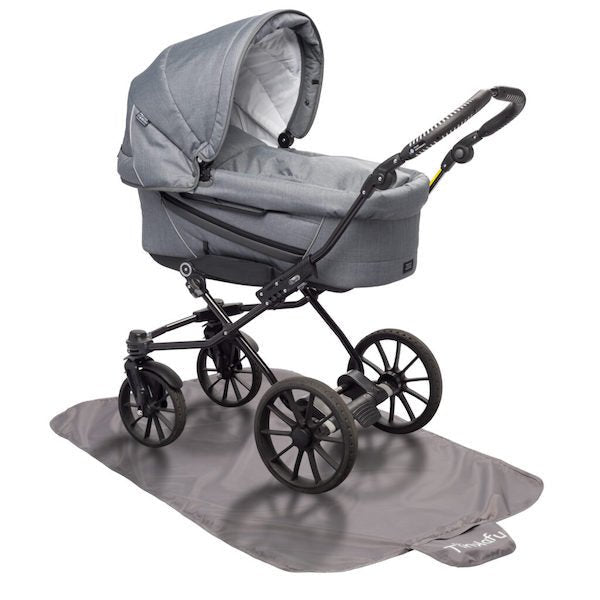 Tinkafu Gulvbeskyttelse 90×145 cm – Grå - Homy