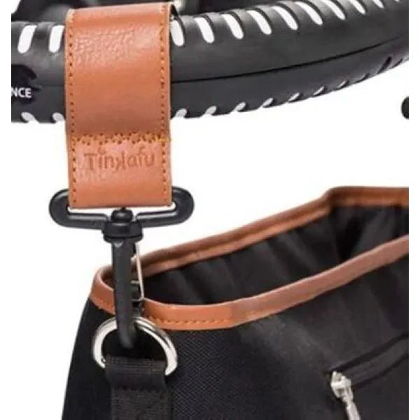 Tinkafu Liten Veskekrok i PU – Cognac krok til barnevogn - Homy