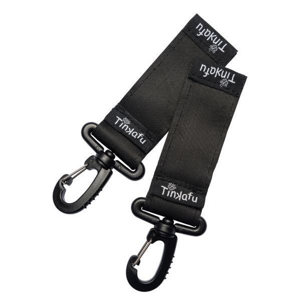 Tinkafu Liten Veskekrok med Klips – Sort (2 stk) - Homy