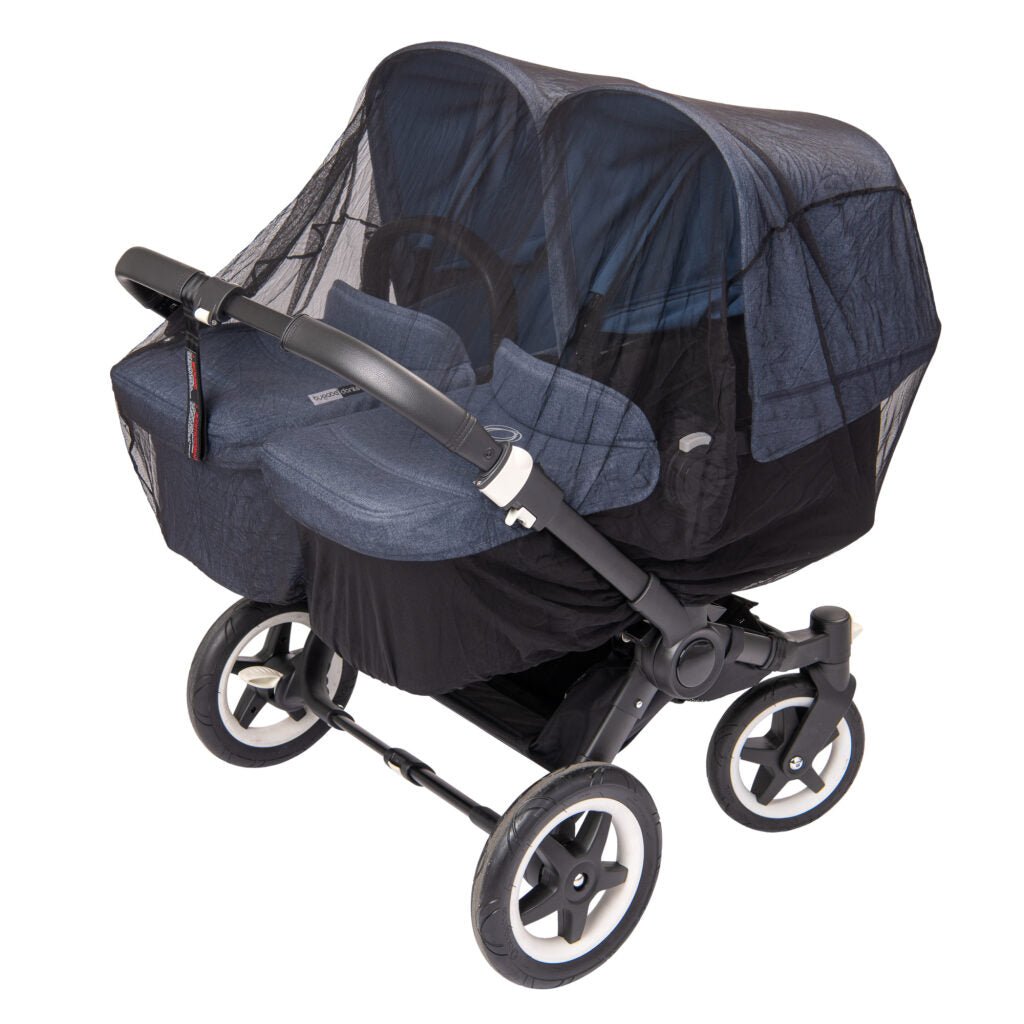 Tinkafu Myggnett til tvillingvogn – Svart - Homy