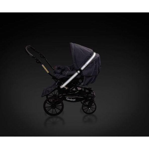 Tinkafu Refleksstropp for Barnevogn – Svart - Homy