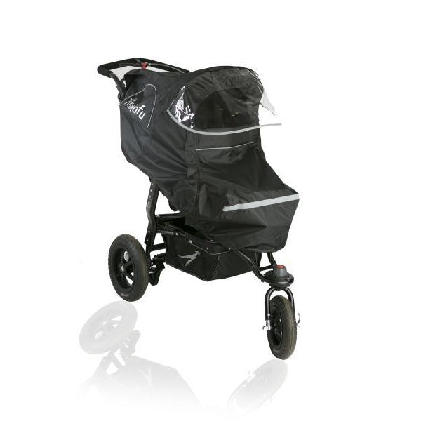 Tinkafu Regntrekk med Skjerm for Barnevogn – Svart - Homy