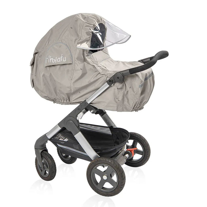 Tinkafu Regntrekk med skjerm – Magic Print Beige - Homy