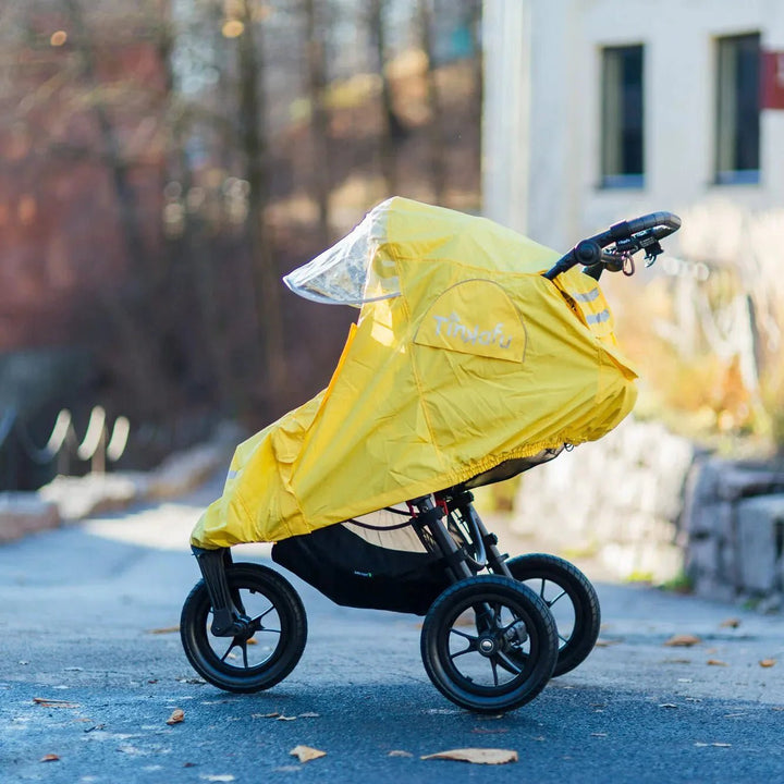 Tinkafu Regntrekk med Skjerm Magic Print – Gul - Homy