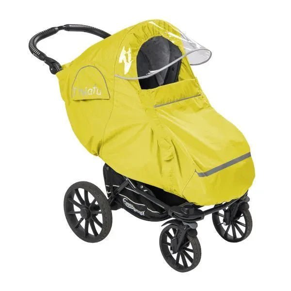 Tinkafu Regntrekk med Skjerm Magic Print – Gul - Homy