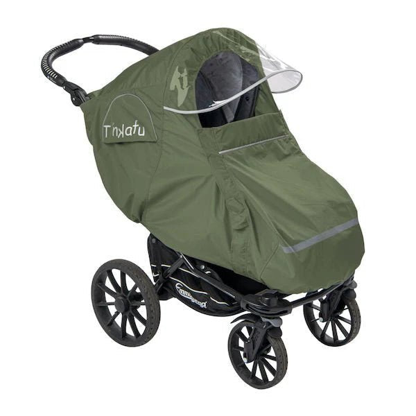 Tinkafu Regntrekk med skjerm – Magic Print Oliven - Homy