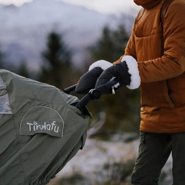 Tinkafu Regntrekk med skjerm – Magic Print Oliven - Homy