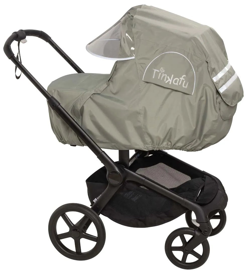 Tinkafu Regntrekk med skjerm – Magic Print Sage Green - Homy