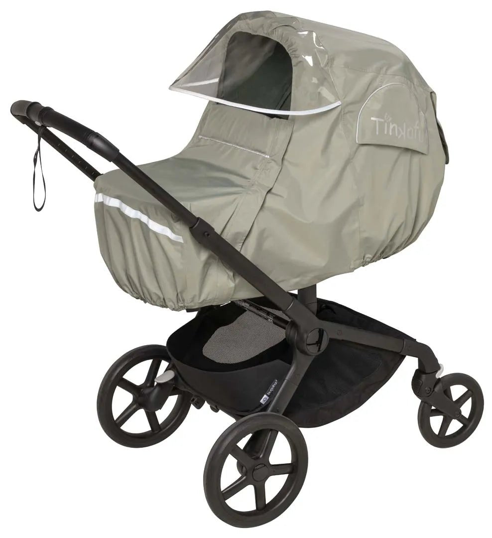 Tinkafu Regntrekk med skjerm – Magic Print Sage Green - Homy