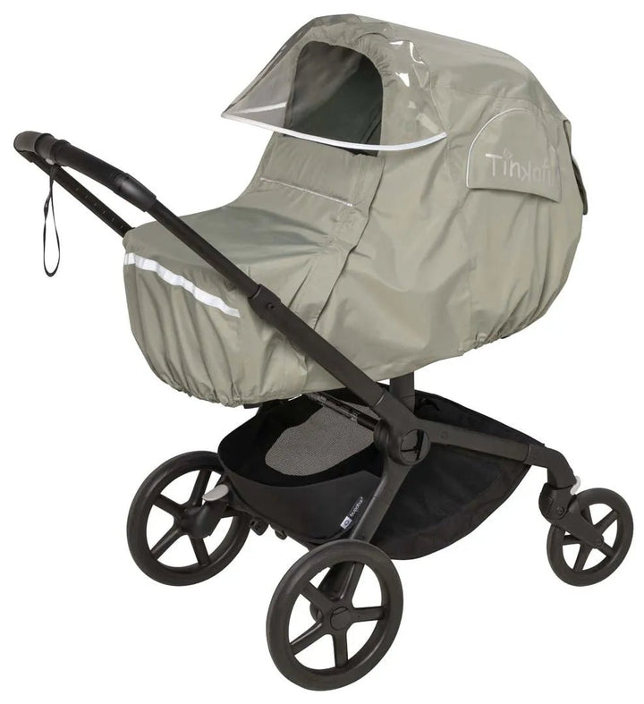 Tinkafu Regntrekk med skjerm – Magic Print Sage Green - Homy