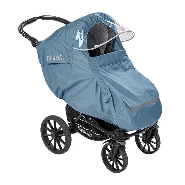 Tinkafu Regntrekk med skjerm – Magic Print Tidløs Blå - Homy