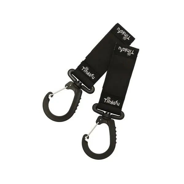 Tinkafu Stor Veskekrok med klips – Svart krok til barnevogn - Homy