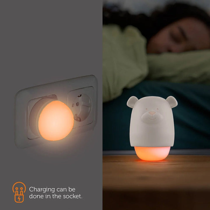 Zazu Nattlampe Benny the Bear - Sage - Homy