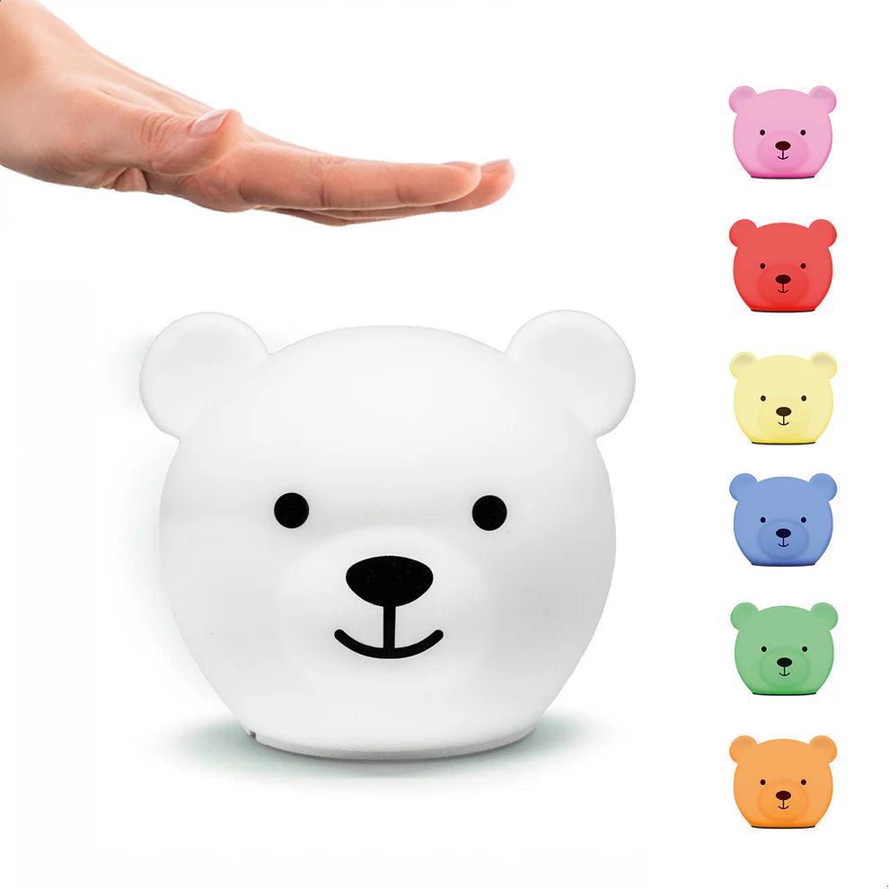 Zazu Nattlampe Bor Bjørn - Hvit - Homy